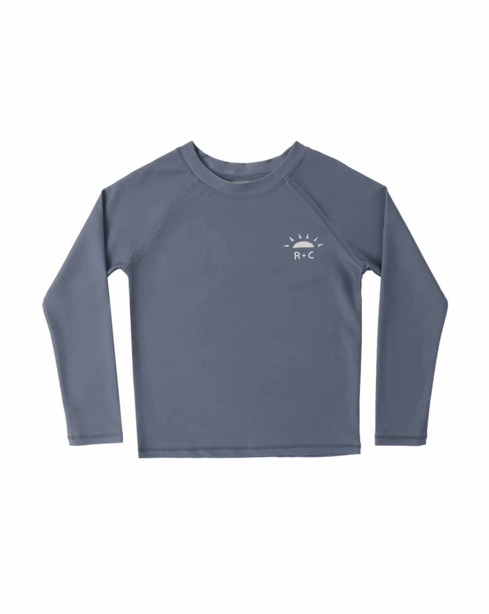 NEW RYLEE + CRU kid's long sleeve rashguard in marine